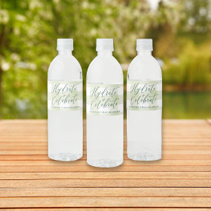 CAMP BACH Outdoorsy Custom Water bottle Label