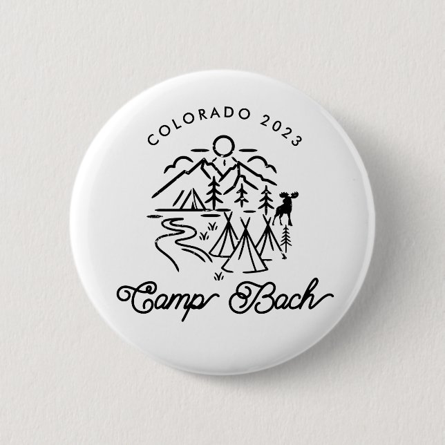 Camp Bachelorette Custom Button (Front)