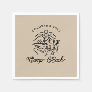 Camp Bachelorette Custom Cocktail Napkins