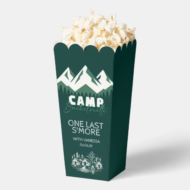 Camp Bachelorette Favour Box (Popped)