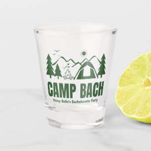 Camp Bachelorette Green Shot glass