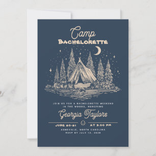 Camp Bachelorette Invitation