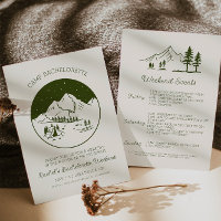 Camp Bachelorette Invitation
