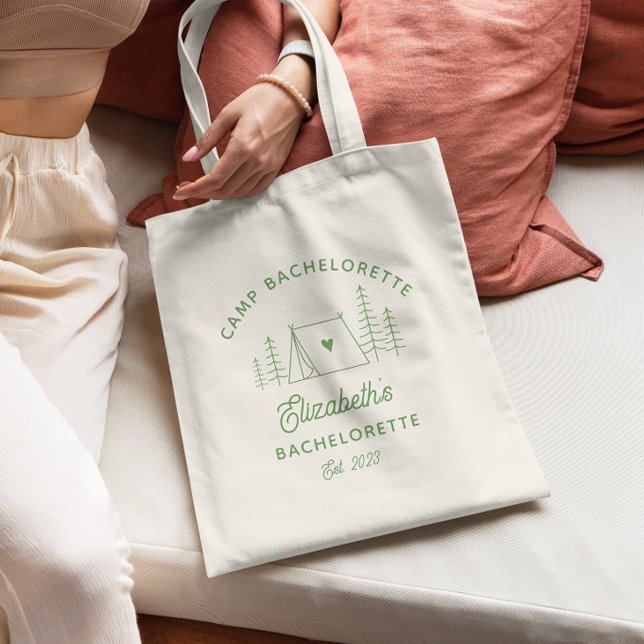 Camp Bachelorette Mountain Favour Tote Bag (Creator Uploaded)