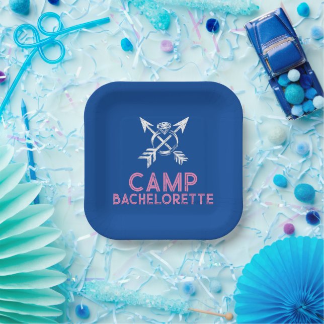 Camp Bachelorette Paper Plate (Party)