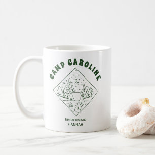 Camp Bachelorette Party Bridesmaid Custom Coffee Mug
