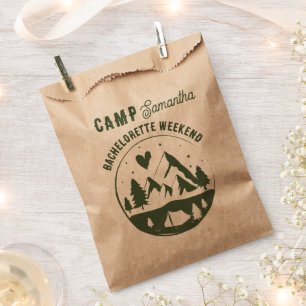 Camp Bachelorette Party Camping Bach Weekend Favour Bags