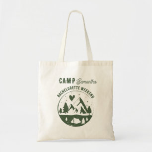 Camp Bachelorette Party Camping Bach Weekend Tote Bag