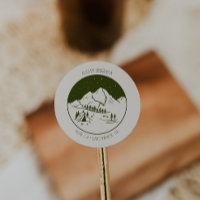 Camp Bachelorette Party Favour Sticker
