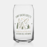 Camp Bachelorette Party Girls Camping Trip Custom Can Glass<br><div class="desc">Experience Adventure with Camp Bachelorette Party Custom Gifts! Gear up for an unforgettable bachelorette party that blends outdoor excitement with personalised style. This custom merchandise is the perfect addition to your camp-themed celebration, adding a touch of elegance and individuality to your bach trip. Elevate your camping experience with this custom...</div>