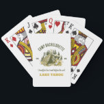 Camp Bachelorette Party Girls Camping Trip Custom Playing Cards<br><div class="desc">Experience Adventure with Camp Bachelorette Party Custom Gifts! Gear up for an unforgettable bachelorette party that blends outdoor excitement with personalised style. This custom merchandise is the perfect addition to your camp-themed celebration, adding a touch of elegance and individuality to your bach trip. Elevate your camping experience with this custom...</div>