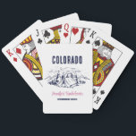 Camp Bachelorette Party Girls Trip Custom Camping Playing Cards<br><div class="desc">Experience Adventure with Camp Bachelorette Party Custom Gifts! Gear up for an unforgettable bachelorette party that blends outdoor excitement with personalised style. This custom merchandise is the perfect addition to your camp-themed celebration, adding a touch of elegance and individuality to your bach trip. Elevate your camping experience with this custom...</div>