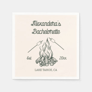 Camp Bachelorette Party Napkin