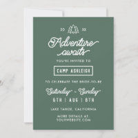 Camp Bachelorette Party Weekend in the Woods