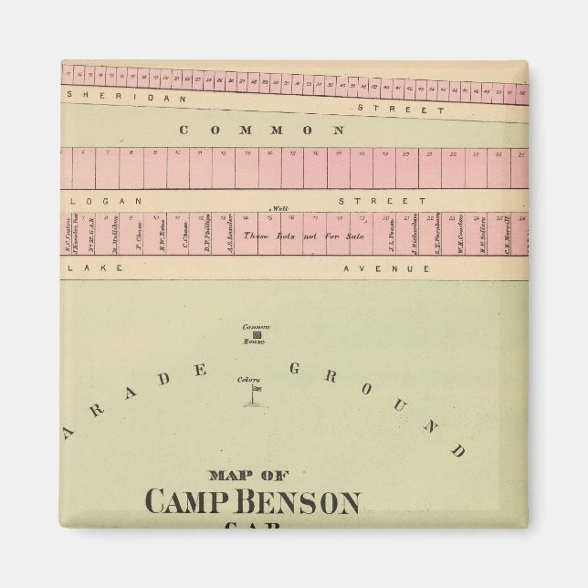Camp Benson, Newport, Maine Magnet (Front)