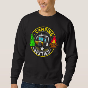 Camp Besties Camping Happy Camper Sweatshirt