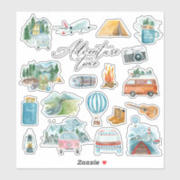 Camp Caravan Adventure Road Trip Bullet Journal