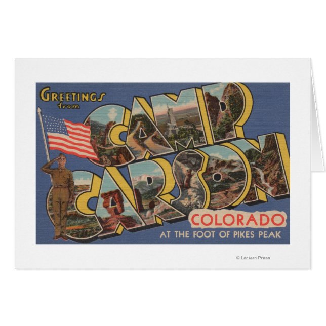 Camp Carson, Colorado - Pikes Peak (Front Horizontal)