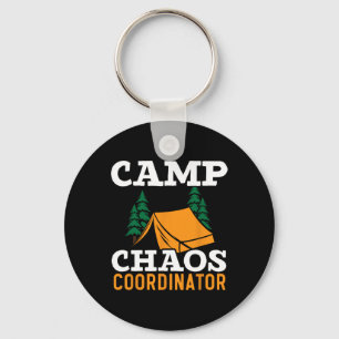 Camp Chaos Coordinator Camping Squad Camp Director Key Ring