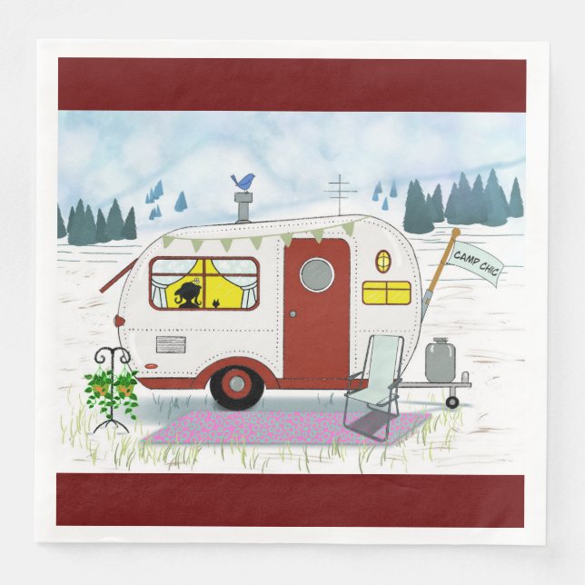 Camp Chic Paper Napkin (Front)