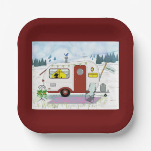 Camp Chic Paper Plate