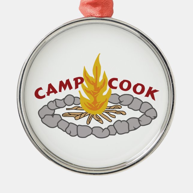 CAMP COOK METAL TREE DECORATION (Front)