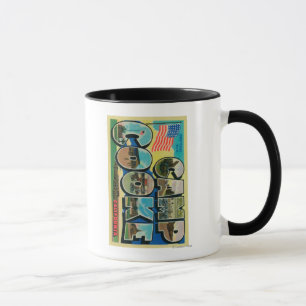Camp Cooke, California - Large Letter Scenes Mug