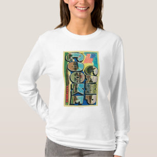 Camp Cooke, California - Large Letter Scenes T-Shirt