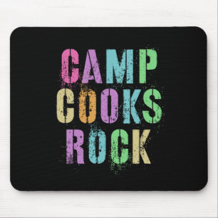 Camp Cooks Rocks Funny Campground Chef Crew Campsi Mouse Pad