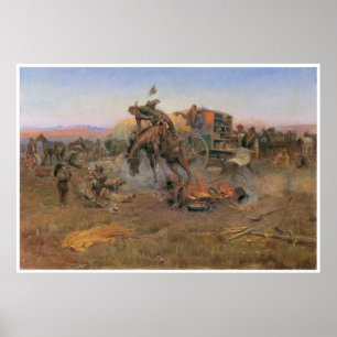 Camp Cook's Troubles, 1912 Poster