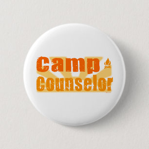 Camp Counsellor 6 Cm Round Badge