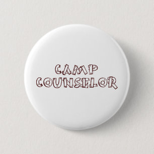 Camp Counsellor 6 Cm Round Badge