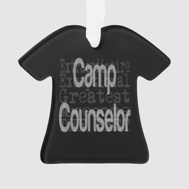 Camp Counsellor Extraordinaire Ornament (Front)