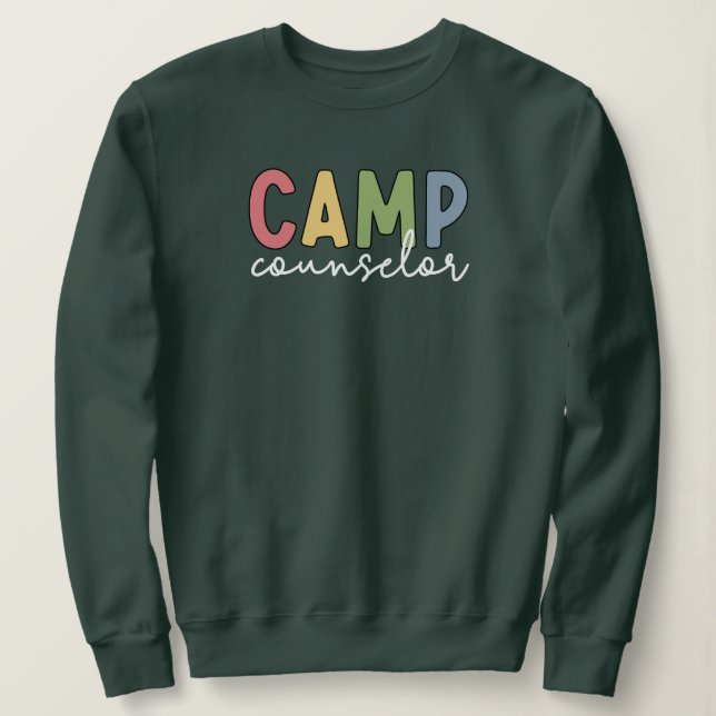 Camp Counsellor Gifts Sweatshirt (Design Front)