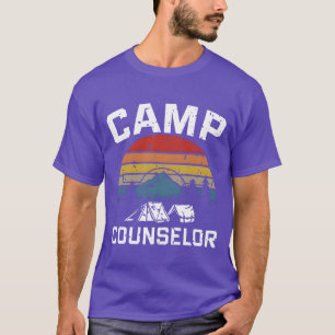 Camp Counselor Retro Summer Director Camper Staff  T-Shirt