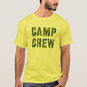 CAMP CREW Camo Summer Staff Counsellor Military 20 T-Shirt