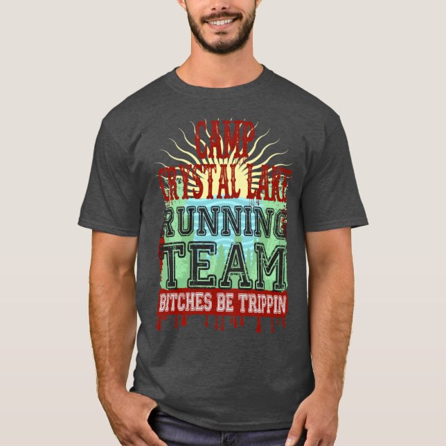Camp Crystal Lake Running Team T-Shirt (Front)