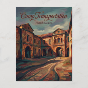 Camp de la Transportation French Guiana Postcard