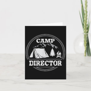 Camp Director Appreciation Camping Card