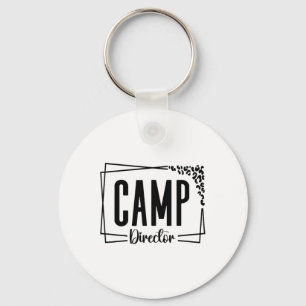Camp Director Counsellor Funny Camping Design For Key Ring