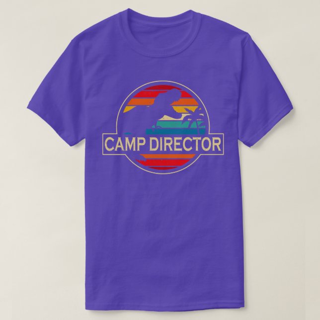 Camp Director Dinosaur T-Shirt (Design Front)