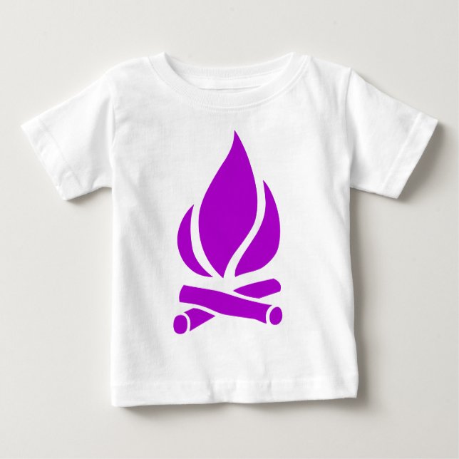Camp Fire Baby T-Shirt (Front)