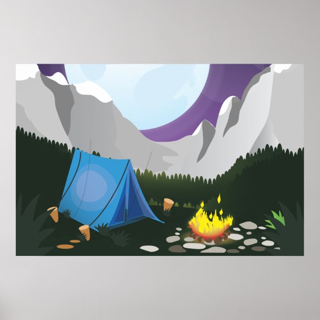 Camp fire poster (Front)
