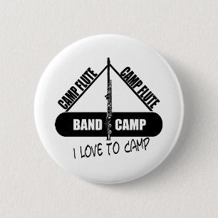 Camp Flute 6 Cm Round Badge