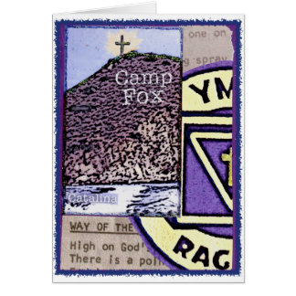 Camp Fox: Bibles Peak with Purples Raggers Logo