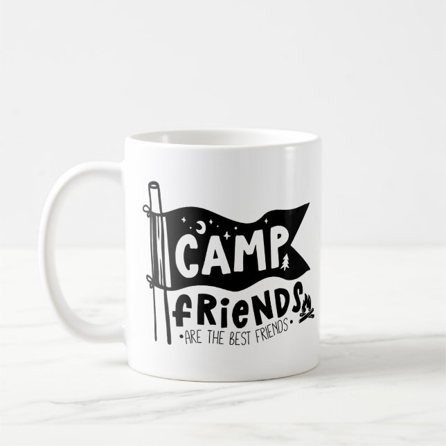 Camp Friends Are The Best Friends Coffee Mug (Left)
