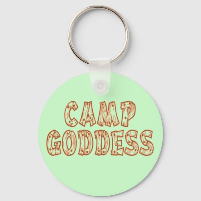 Camp Goddess Key Ring (Front)