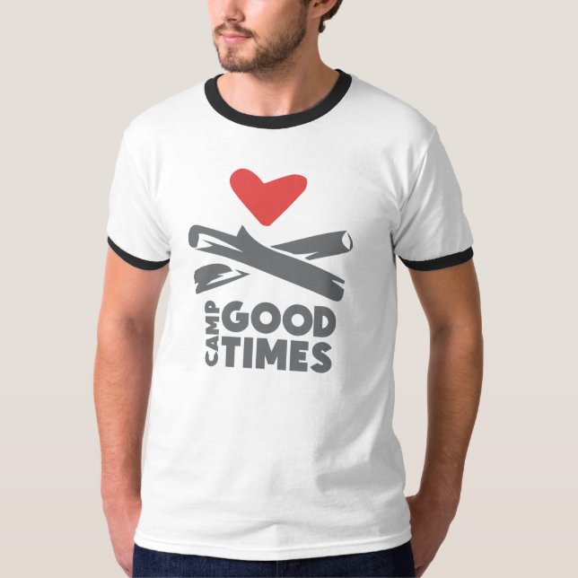 Camp Goodtimes Ringer T T-Shirt (Front)