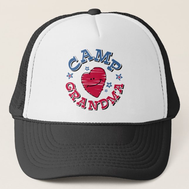 Camp Grandma Trucker Hat (Front)