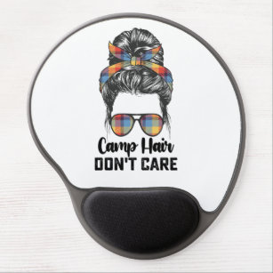 Camp Hair Don't Care Messy Bun Gel Mouse Pad
